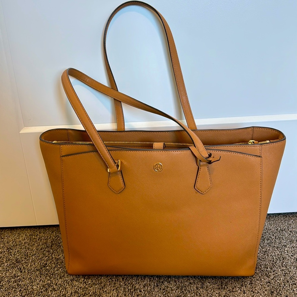 Tory Burch Large Camel Tote!